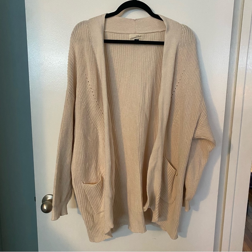 Universal Thread oversized cream cardigan